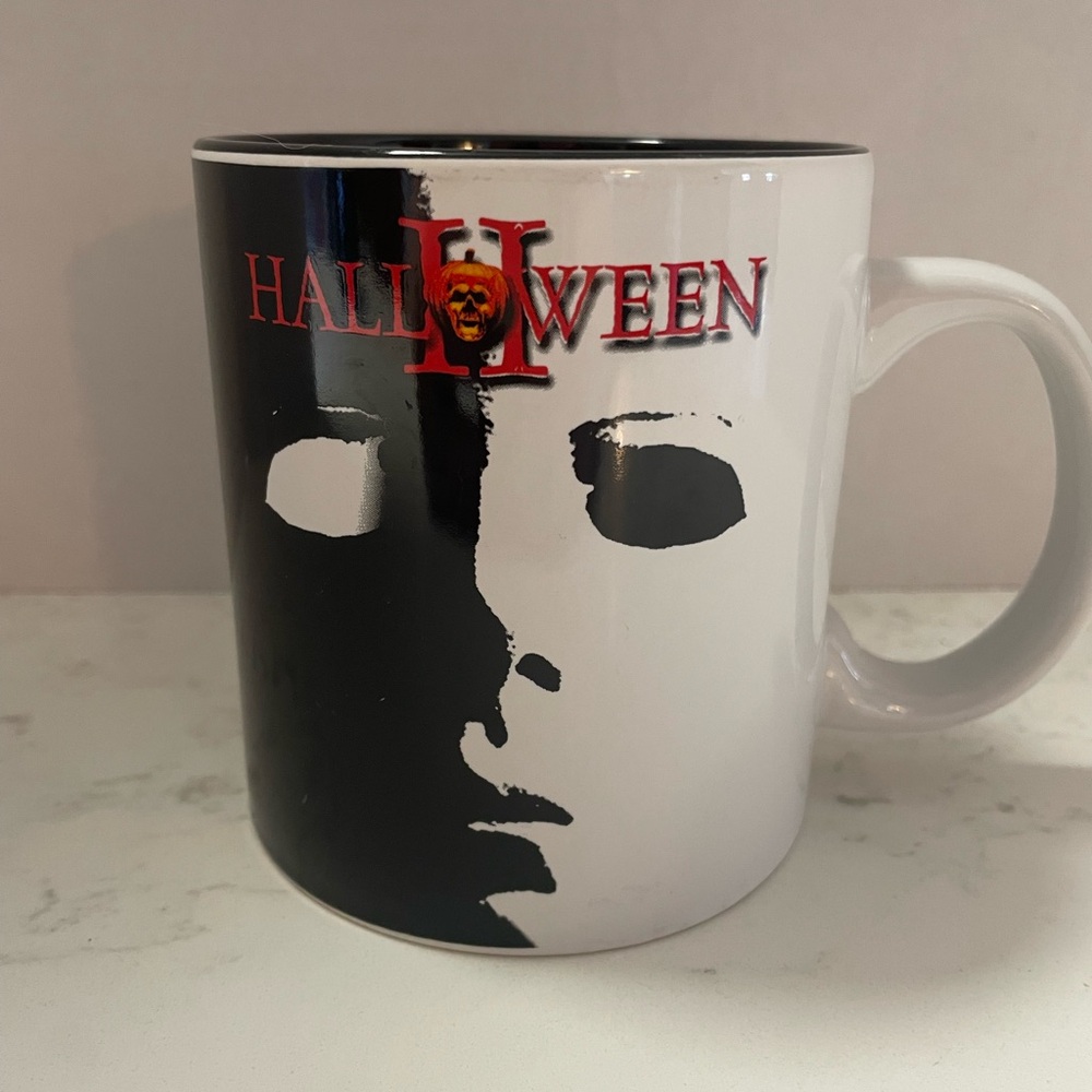Universal Studios Halloween 2 Michael Meyers Mug 20 oz Ceramic